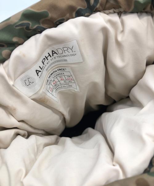 THE NORTH FACE（ザ ノース フェイス）THE NORTH FACE (ザ ノース フェイス) Nuptse Bootie グリーン×ブラウン サイズ:27の古着・服飾アイテム