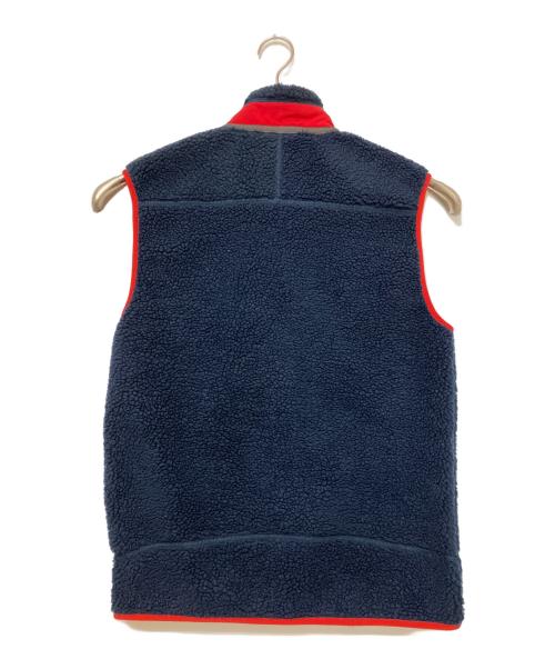 Patagonia（パタゴニア）Patagonia (パタゴニア) フリースベスト ネイビー サイズ:Mの古着・服飾アイテム