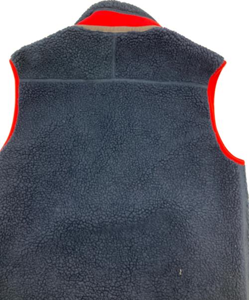 Patagonia（パタゴニア）Patagonia (パタゴニア) フリースベスト ネイビー サイズ:Mの古着・服飾アイテム