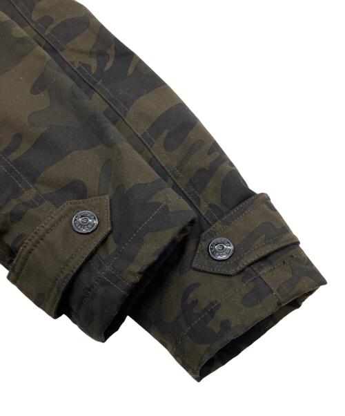 TOKYO NISHIKAWA（トーキョーニシカワ）TOKYO NISHIKAWA (トーキョーニシカワ) nano・universe (ナノ・ユニバース) ダウンジャケット オリーブ×ブラック サイズ:Lの古着・服飾アイテム