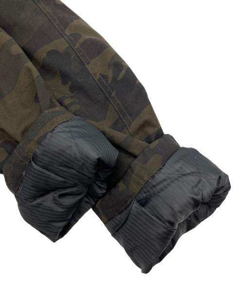 TOKYO NISHIKAWA（トーキョーニシカワ）TOKYO NISHIKAWA (トーキョーニシカワ) nano・universe (ナノ・ユニバース) ダウンジャケット オリーブ×ブラック サイズ:Lの古着・服飾アイテム