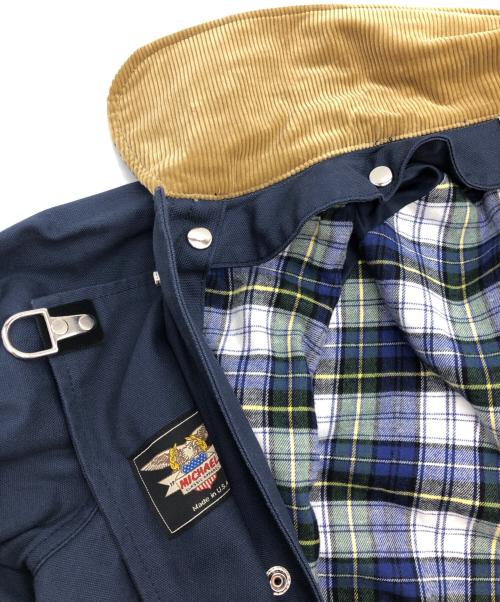 Michael Classic Apparel（マイケルクラシックアパレル）MICHAEL CLASSIC APPAREL (マイケルクラシックアパレル) ファイヤーマンコート ネイビー サイズ:SIZE Mの古着・服飾アイテム