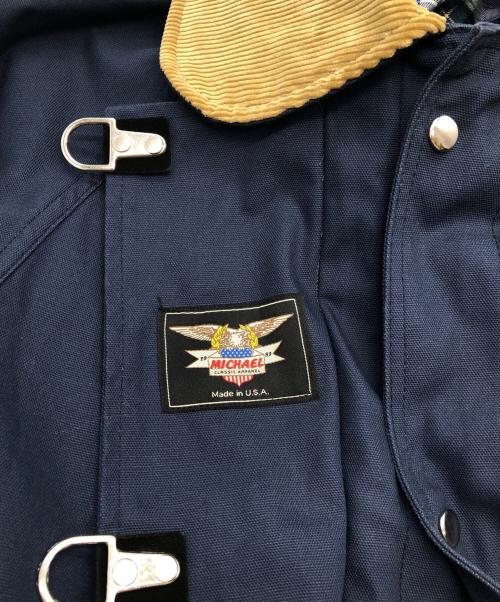 Michael Classic Apparel（マイケルクラシックアパレル）MICHAEL CLASSIC APPAREL (マイケルクラシックアパレル) ファイヤーマンコート ネイビー サイズ:SIZE Mの古着・服飾アイテム