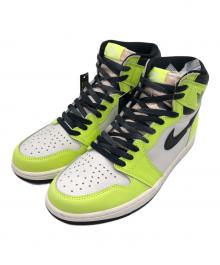 NIKE（ナイキ）の古着「ハイカットスニーカー」｜ホワイト×イエロー