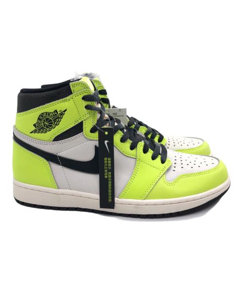 NIKE（ナイキ）NIKE (ナイキ) ハイカットスニーカー ホワイト×イエロー サイズ:27.5の古着・服飾アイテム