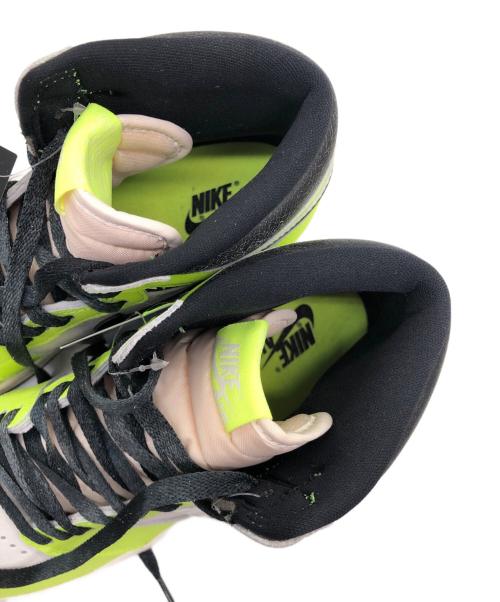 NIKE（ナイキ）NIKE (ナイキ) ハイカットスニーカー ホワイト×イエロー サイズ:27.5の古着・服飾アイテム