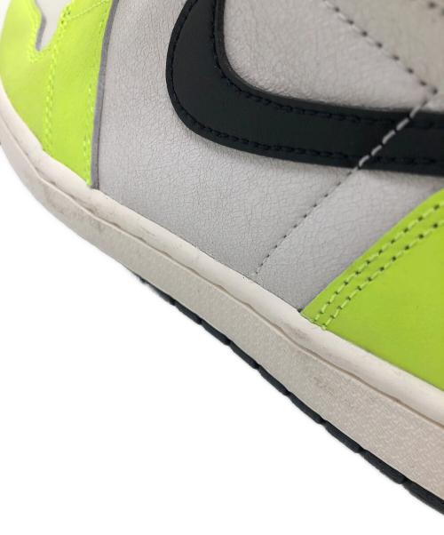 NIKE（ナイキ）NIKE (ナイキ) ハイカットスニーカー ホワイト×イエロー サイズ:27.5の古着・服飾アイテム