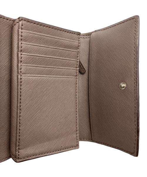 MICHAEL KORS（マイケル・コース）MICHAEL KORS (マイケル・コース) 3つ折り財布 ブラウンの古着・服飾アイテム