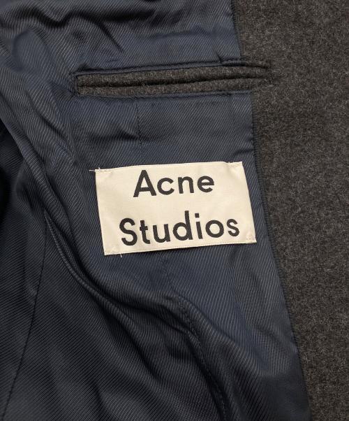 Acne studios（アクネ ストゥディオズ）ACNE STUDIOS (アクネ ストゥディオス) チェスターコート ブラック サイズ:SIZE 44の古着・服飾アイテム
