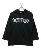 flagstuffフラグスタフ）の古着「プルオーバーパーカー」｜ブラック