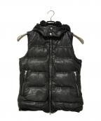 BLUE WORKブルーワーク）の古着「ダウンベスト」｜ブラック