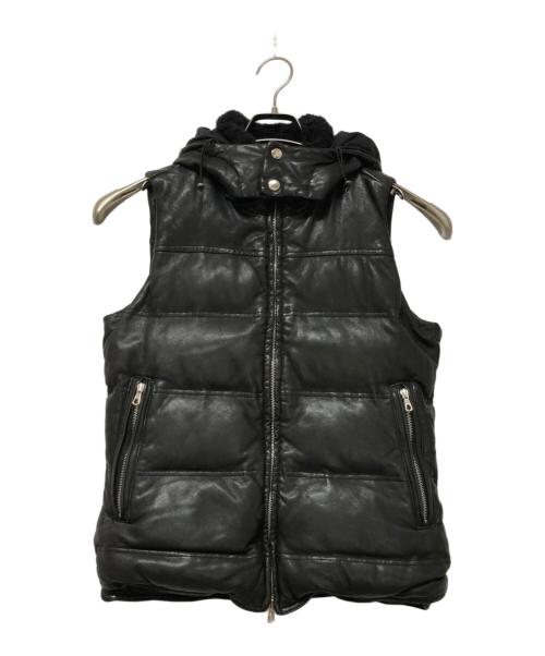BLUE WORK（ブルーワーク）BLUE WORK (ブルーワーク) ダウンベスト ブラック サイズ:SIZE 1の古着・服飾アイテム
