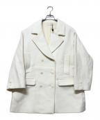 Loungedressラウンジドレス）の古着「Pコート」｜ホワイト