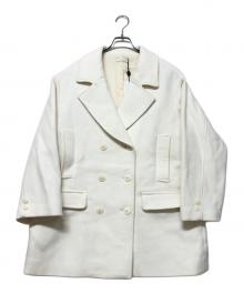 Loungedress（ラウンジドレス）の古着「Pコート」｜ホワイト