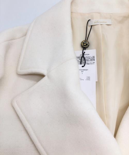 Loungedress（ラウンジドレス）Loungedress (ラウンジドレス) Pコート ホワイト サイズ:Freeの古着・服飾アイテム