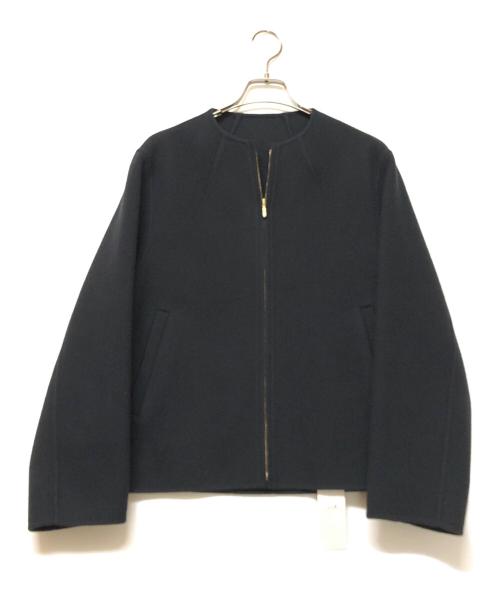 23区（ニジュウサンク）23区 (ニジュウサンク) ウールリバーコート ブラック サイズ:SIZE 38の古着・服飾アイテム