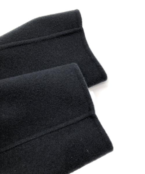 23区（ニジュウサンク）23区 (ニジュウサンク) ウールリバーコート ブラック サイズ:SIZE 38の古着・服飾アイテム