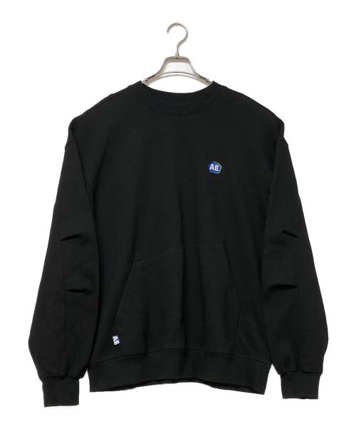 ADER error（アーダーエラー）ADER error (アーダーエラー) クルーネックスウェット ブラック サイズ:SIZE A1の古着・服飾アイテム