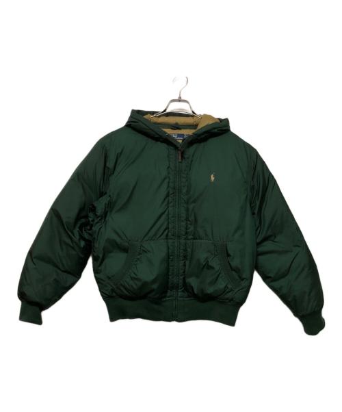 POLO RALPH LAUREN（ポロ・ラルフローレン）POLO RALPH LAUREN (ポロ・ラルフローレン) ダウンジャケット グリーン サイズ:SIZE XLの古着・服飾アイテム