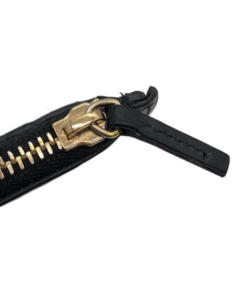 VERSACE（ヴェルサーチェ）VERSACE (ヴェルサーチェ) 2つ折り財布 ブラックの古着・服飾アイテム