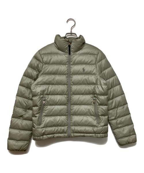 POLO RALPH LAUREN（ポロ・ラルフローレン）POLO RALPH LAUREN (ポロ・ラルフローレン) ダウンジャケット 黄緑 サイズ:SIZE XSの古着・服飾アイテム