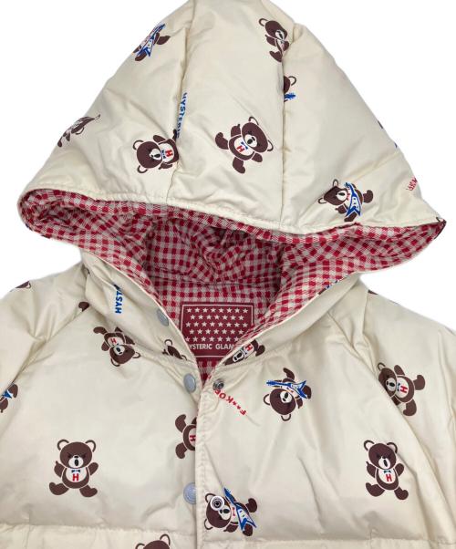 Hysteric Glamour（ヒステリックグラマー）Hysteric Glamour (ヒステリックグラマー) ダウンコート ベージュ サイズ:Freeの古着・服飾アイテム