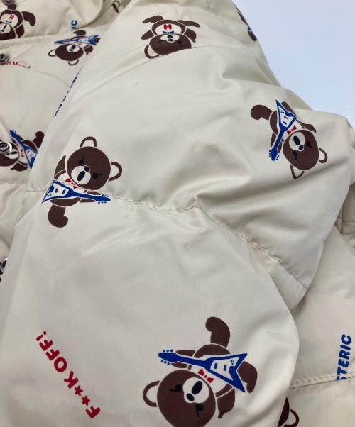 Hysteric Glamour（ヒステリックグラマー）Hysteric Glamour (ヒステリックグラマー) ダウンコート ベージュ サイズ:Freeの古着・服飾アイテム