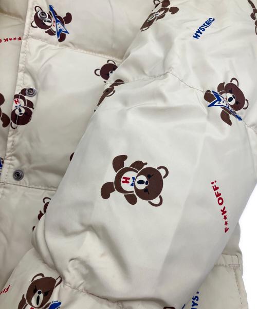 Hysteric Glamour（ヒステリックグラマー）Hysteric Glamour (ヒステリックグラマー) ダウンコート ベージュ サイズ:Freeの古着・服飾アイテム