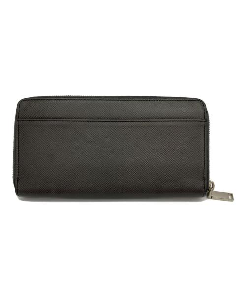 GLOBE-TROTTER（グローブトロッター）GLOBE-TROTTER (グローブトロッター) ラウンドファスナー財布 グレーの古着・服飾アイテム