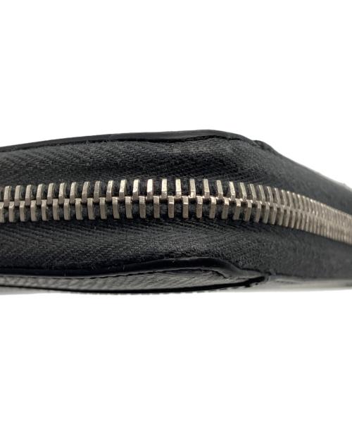 GLOBE-TROTTER（グローブトロッター）GLOBE-TROTTER (グローブトロッター) ラウンドファスナー財布 グレーの古着・服飾アイテム