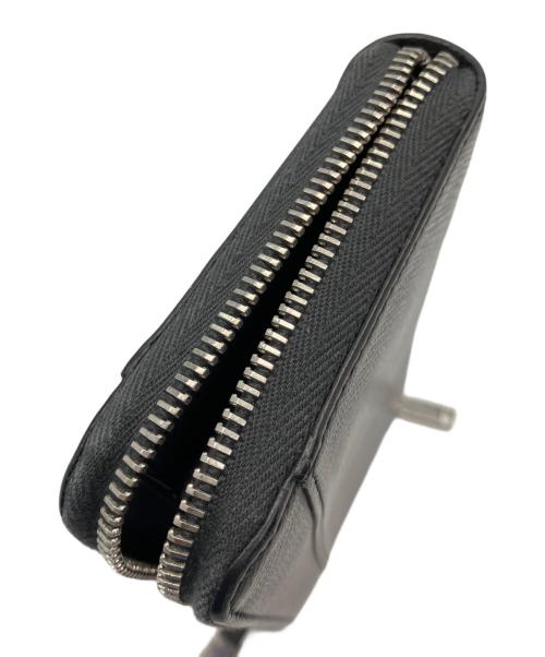 GLOBE-TROTTER（グローブトロッター）GLOBE-TROTTER (グローブトロッター) ラウンドファスナー財布 グレーの古着・服飾アイテム