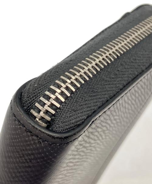 GLOBE-TROTTER（グローブトロッター）GLOBE-TROTTER (グローブトロッター) ラウンドファスナー財布 グレーの古着・服飾アイテム