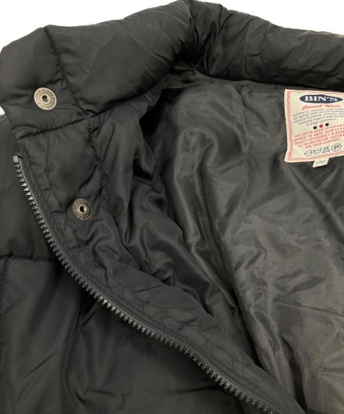BIN'S（ビンズ）BIN'S (ビンズ) ダウンジャケット ブラック サイズ:170の古着・服飾アイテム