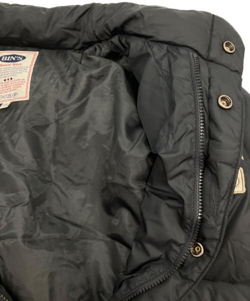 BIN'S（ビンズ）BIN'S (ビンズ) ダウンジャケット ブラック サイズ:170の古着・服飾アイテム