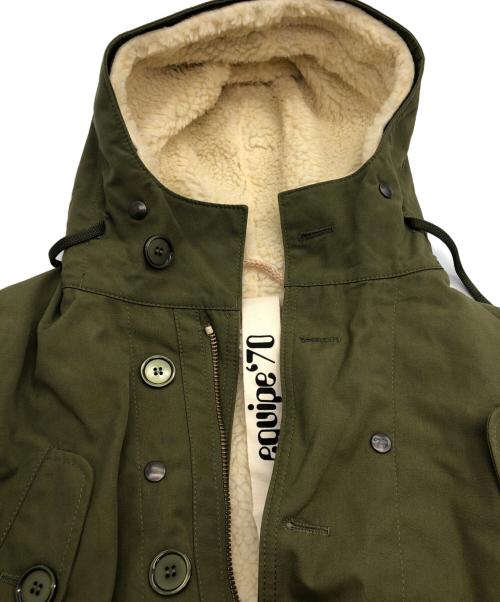 EQUIPE’70（エキップセッタンタ）EQUIPE’70 (エキップセッタンタ) ミリタリーコート グリーン サイズ:40の古着・服飾アイテム
