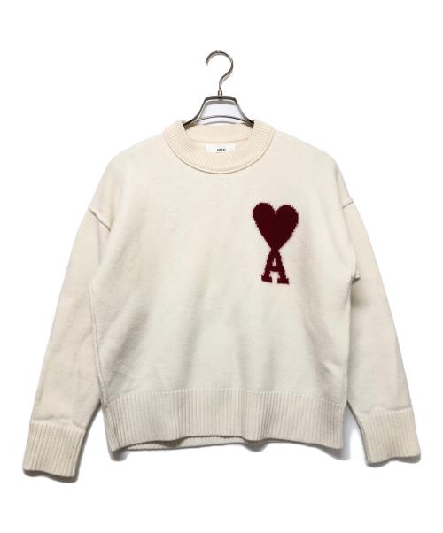 AMI Alexandre Mattiussi（アミアレクサンドルマテュッシ）AMI Alexandre Mattiussi (アミアレクサンドルマテュッシ) 厚手ニット ホワイト サイズ:不明の古着・服飾アイテム