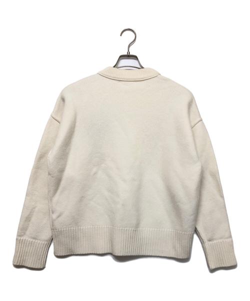 AMI Alexandre Mattiussi（アミアレクサンドルマテュッシ）AMI Alexandre Mattiussi (アミアレクサンドルマテュッシ) 厚手ニット ホワイト サイズ:不明の古着・服飾アイテム