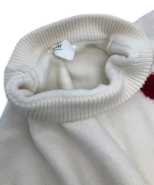 AMI Alexandre Mattiussi（アミアレクサンドルマテュッシ）AMI Alexandre Mattiussi (アミアレクサンドルマテュッシ) 厚手ニット ホワイト サイズ:不明の古着・服飾アイテム