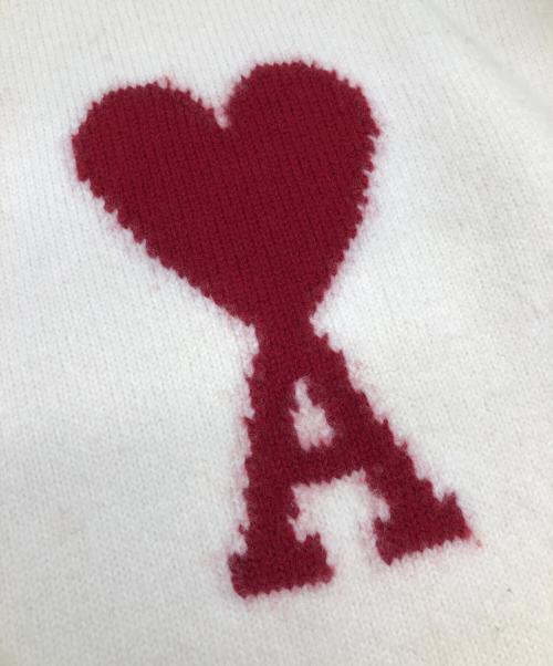 AMI Alexandre Mattiussi（アミアレクサンドルマテュッシ）AMI Alexandre Mattiussi (アミアレクサンドルマテュッシ) 厚手ニット ホワイト サイズ:不明の古着・服飾アイテム