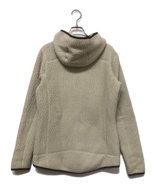 Patagonia（パタゴニア）Patagonia (パタゴニア) レトロパイルフーディ　ボアジャケット ホワイト サイズ:SIZE Sの古着・服飾アイテム