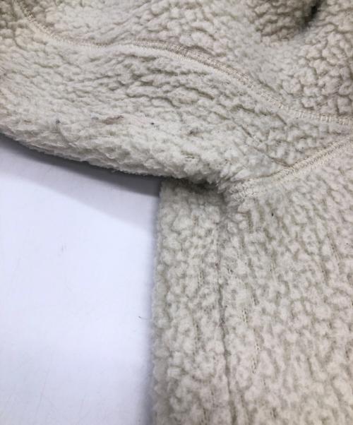 Patagonia（パタゴニア）Patagonia (パタゴニア) レトロパイルフーディ　ボアジャケット ホワイト サイズ:SIZE Sの古着・服飾アイテム