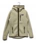 Patagonia（パタゴニア）の古着「レトロパイルフーディ　ボアジャケット」｜ホワイト