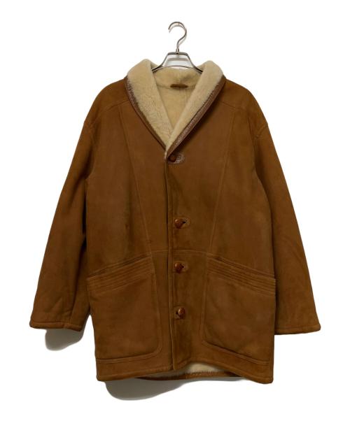 BALLY（バリー）BALLY (バリー) ムートンコート ブラウン サイズ:SIZE 38の古着・服飾アイテム