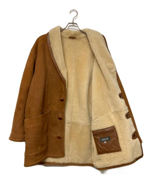 BALLY（バリー）BALLY (バリー) ムートンコート ブラウン サイズ:SIZE 38の古着・服飾アイテム