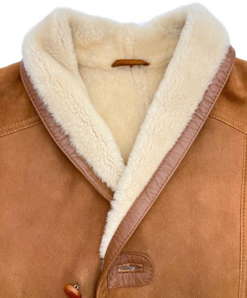 BALLY（バリー）BALLY (バリー) ムートンコート ブラウン サイズ:SIZE 38の古着・服飾アイテム