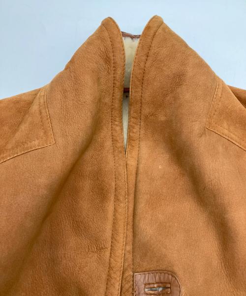 BALLY（バリー）BALLY (バリー) ムートンコート ブラウン サイズ:SIZE 38の古着・服飾アイテム