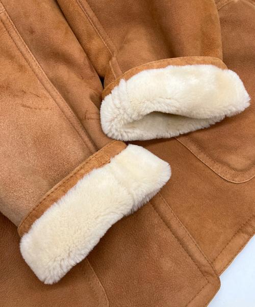 BALLY（バリー）BALLY (バリー) ムートンコート ブラウン サイズ:SIZE 38の古着・服飾アイテム