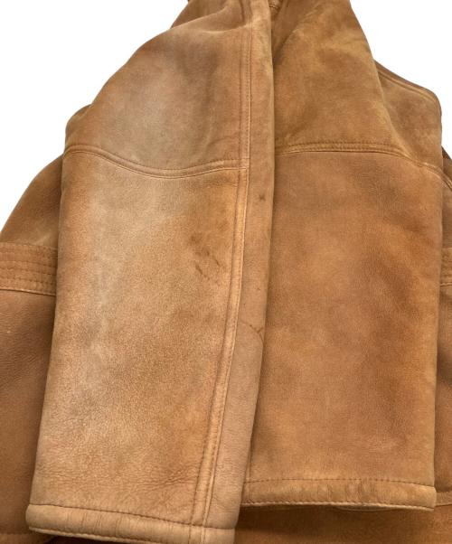 BALLY（バリー）BALLY (バリー) ムートンコート ブラウン サイズ:SIZE 38の古着・服飾アイテム