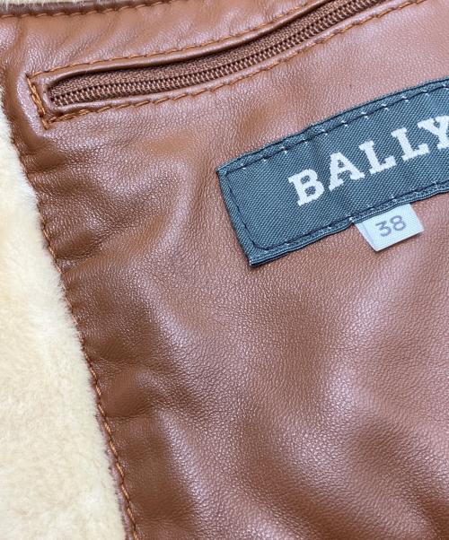 BALLY（バリー）BALLY (バリー) ムートンコート ブラウン サイズ:SIZE 38の古着・服飾アイテム