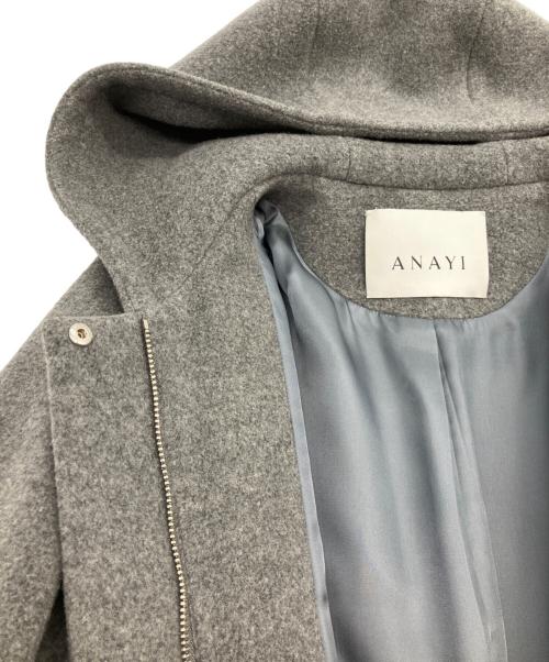 ANAYI（アナイ）ANAYI (アナイ) コート ブラック サイズ:38の古着・服飾アイテム